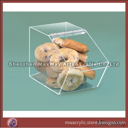 Clear High Grade Cubic Acrylic/Perspex Bakery/Donut Case